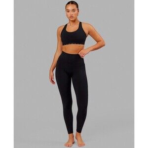 LSKD Fusion Full Length Leggings with Pockets BLACK  Size S BRAND NEW